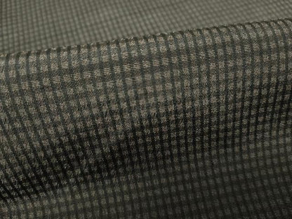 平和屋着物■男性　紬　格子文　正絹　逸品　DABC9517qa