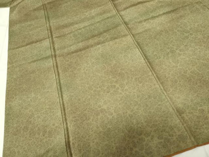 平和屋着物■上質な小紋　霞文　正絹　逸品　DABC9527qp