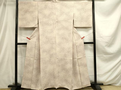 平和屋着物■上質な小紋　霞文　正絹　逸品　DABC9630qp