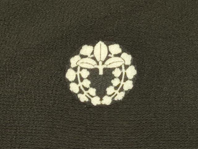 平和屋着物■豪華黒留袖　刺繍　樹林文　金銀彩　正絹　逸品　DABC9635qp
