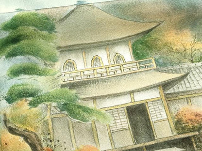 平和屋着物■豪華黒留袖　作家物　手描き　風景松文　暈し染め　正絹　逸品　DABC9647qp
