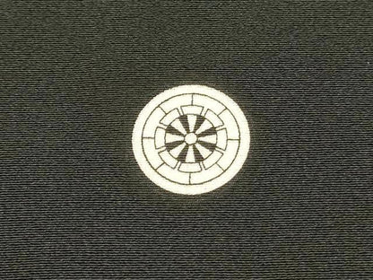 平和屋着物■豪華黒留袖　作家物　手描き　風景松文　暈し染め　正絹　逸品　DABC9647qp