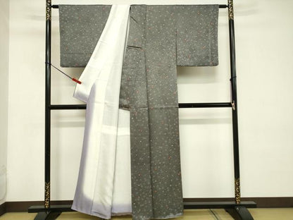 平和屋着物■上質な小紋 丸文 正絹 逸品 DABC9659qp