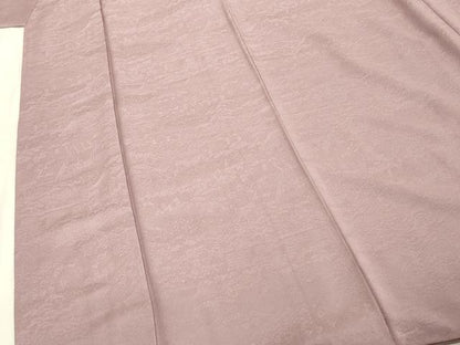 平和屋着物■上質な色無地 風景花地紋 紅藤色 正絹 逸品 DABC9688qp
