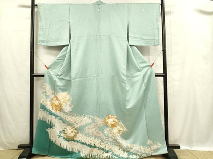 平和屋着物■豪華色留袖　松竹梅　金彩　正絹　逸品　DABC9701qp