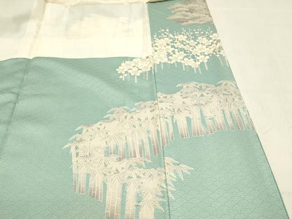 平和屋着物■豪華色留袖　松竹梅　金彩　正絹　逸品　DABC9701qp