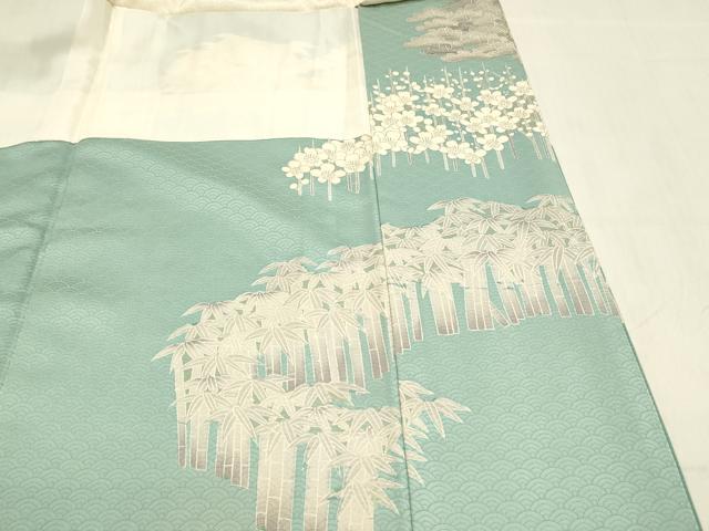 平和屋着物■豪華色留袖　松竹梅　金彩　正絹　逸品　DABC9701qp
