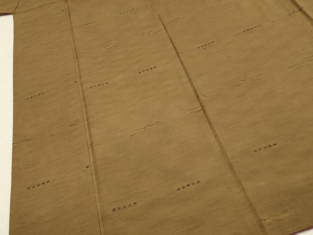平和屋着物■上質な紬 横段文 正絹 逸品 DABC9706qp