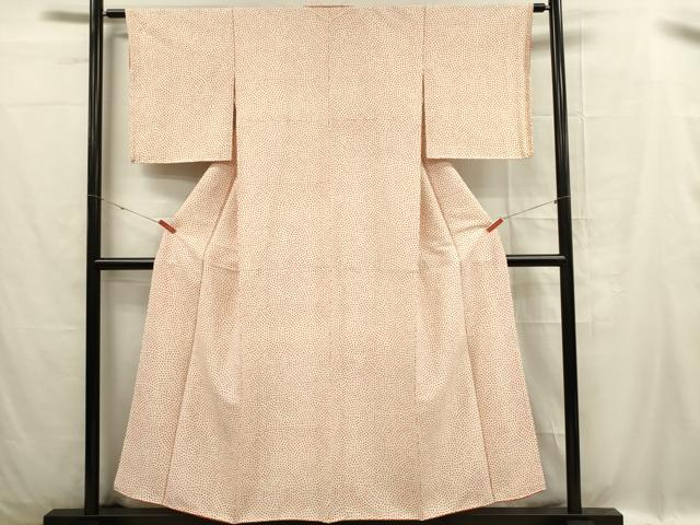 平和屋着物■上質な小紋 大小霰 正絹 逸品 DABC9710qp