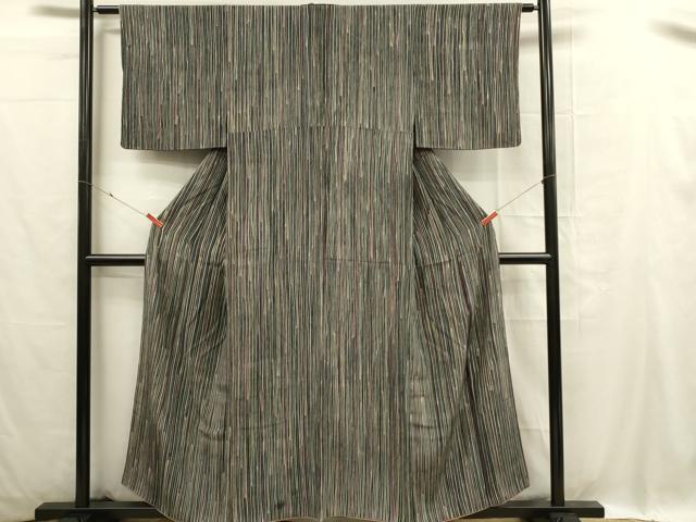 平和屋着物■上質な小紋 変わり間道 正絹 逸品 DABC9711qp