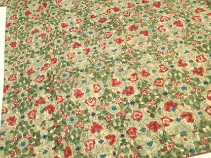 平和屋着物■上質な小紋 花菱文 正絹 逸品 DABC9717qp