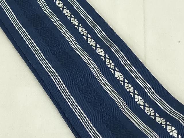 平和屋着物◎男性　本場筑前博多織　角帯　献上　正絹　逸品　DABC9741qp