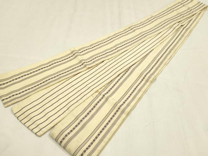 平和屋着物◎男性 本場筑前博多織 角帯 献上 正絹 逸品 DABC9869qp