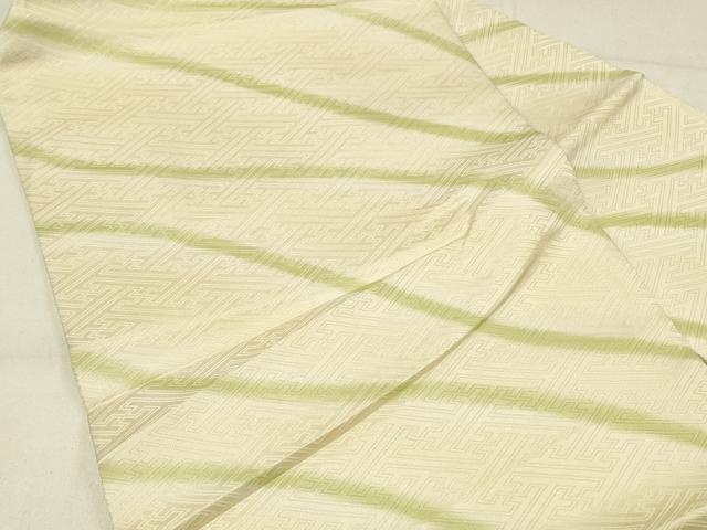 平和屋着物◎全通柄九寸名古屋帯　流線文　正絹　逸品　DABC9954qp