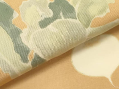 平和屋着物●塩瀬　九寸名古屋帯　作家物　成り物　かぶ　正絹　逸品　DABD0012op