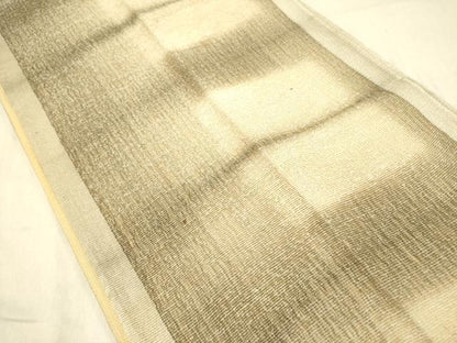 平和屋着物▽全通柄袋帯 スリーシーズン 春夏秋 幾何学文様 正絹 逸品 DABD0024op