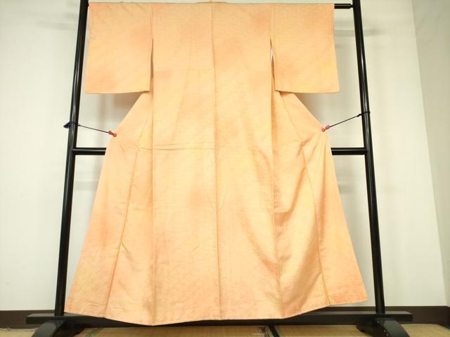 平和屋着物■上質な小紋 菊青海波地紋 暈し染め 正絹 逸品 DABD0066op