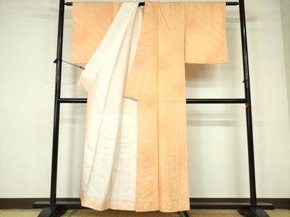 平和屋着物■上質な小紋 菊青海波地紋 暈し染め 正絹 逸品 DABD0066op