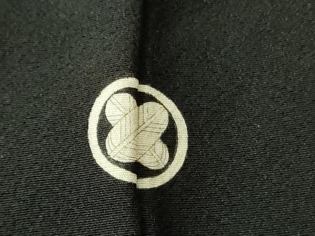 平和屋着物■豪華黒留袖　駒刺繍　宝尽くし檜扇花文　金彩　正絹　逸品　DABD0091op