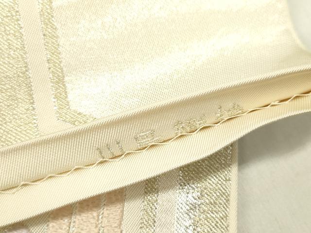 平和屋着物●西陣　川島織物　六通柄　本袋帯　唐織　飛鶴亀甲文　金銀糸　正絹　逸品　DABD0122op