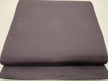 平和屋着物●染色作家　草野一騎　六通柄袋帯　唐織　草花　金糸　正絹　逸品　DABD0231op