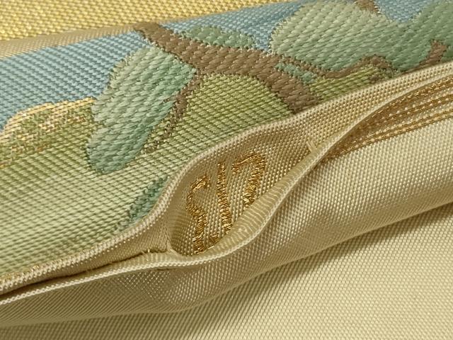 平和屋着物●西陣　川島織物　太鼓柄　本袋帯　大名行列　金糸　正絹　逸品　DABD0243op