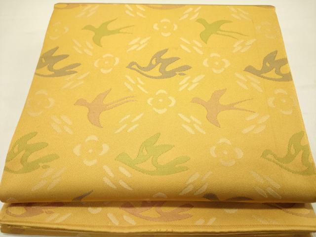平和屋着物●織物一筋名門　織悦　全通柄　本袋帯　飛鳥文　正絹　逸品　DABD0252op