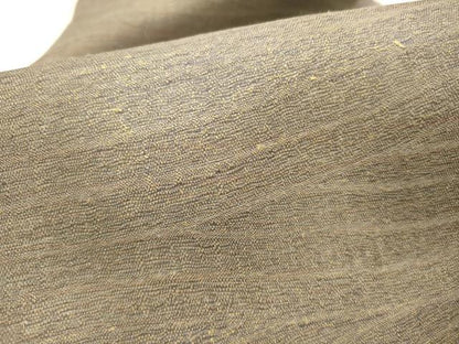 平和屋着物▽全通柄袋帯 スリーシーズン 春夏秋 櫛織 霞文 金通し地 正絹 逸品 DABD0260op