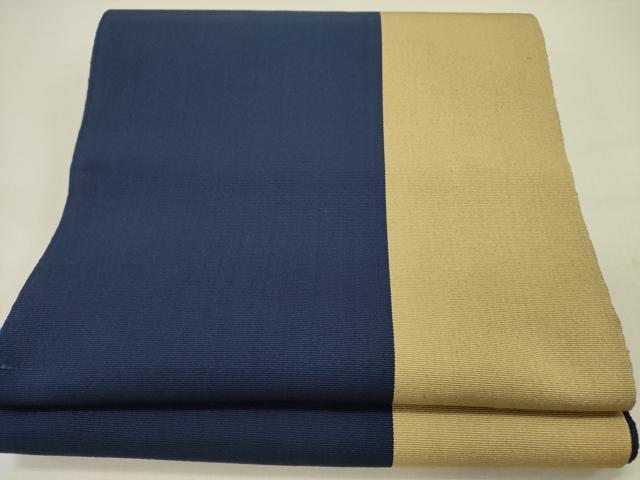 平和屋着物●本場筑前博多織　両面　全通柄京袋帯　間道　正絹　逸品　DABD0273op