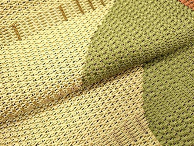平和屋着物●本場筑前博多織 八寸名古屋帯 抽象文様 正絹 逸品 未使用 DABD0345op
