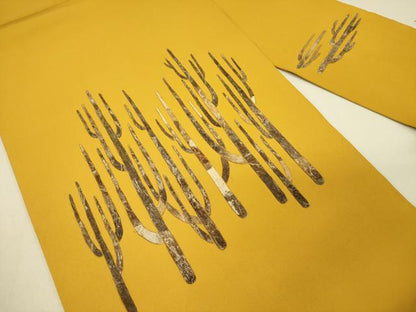 平和屋着物●塩瀬　九寸名古屋帯　蓑虫　枝文　逸品　DABD0353op