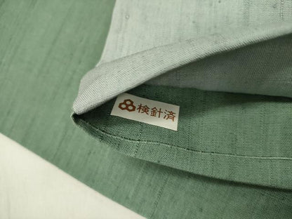平和屋着物●太鼓柄袋帯　作家物　紬地　辻が花　金彩　正絹　逸品　未使用　DABD0361op