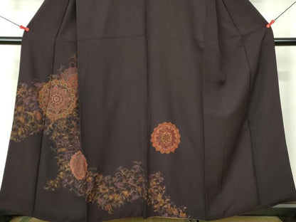 平和屋着物■訪問着 正倉院花文 金彩 正絹 逸品 DABD0400op