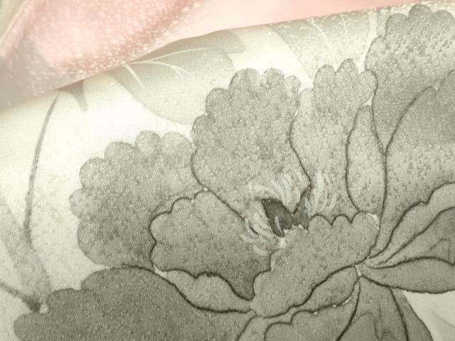 平和屋着物■訪問着 牡丹 暈し染め 正絹 逸品 DABD0413op