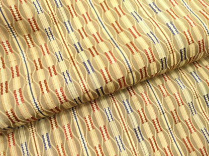 平和屋着物●全通柄九寸名古屋帯　吉野間道　正絹　逸品　DABD0465op