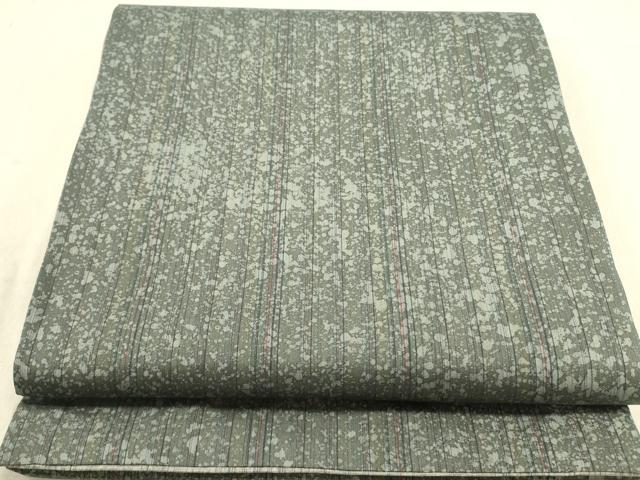 平和屋着物●両面　全通柄袋帯　間道　正絹　逸品　未使用　DABD0467op