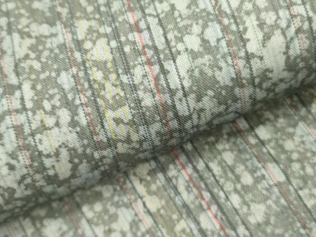 平和屋着物●両面　全通柄袋帯　間道　正絹　逸品　未使用　DABD0467op