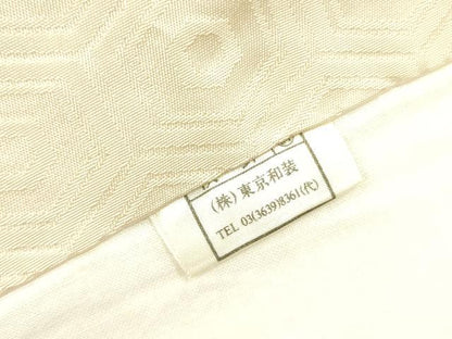 平和屋着物●九寸開き名古屋帯　唐織　花鳥文　金糸　正絹　逸品　DABD0490op
