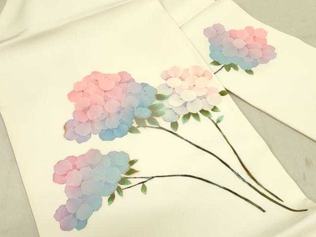 平和屋着物●塩瀬　九寸名古屋帯　草花　ろうけつ染め　金彩　正絹　逸品　DABD0493op
