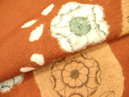 平和屋着物●九寸名古屋帯　作家物　辻が花　正絹　逸品　未使用　DABD0518op