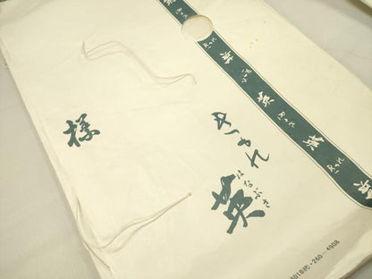 平和屋着物●西陣　川島織物　洗える最高級着物　＜英＞はなぶさ謹製 六通柄京袋帯 兎 ウサギ 花唐草文 金糸 たとう紙付き DABD0531op