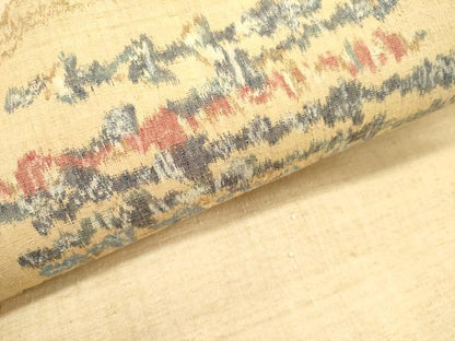 平和屋着物●九寸名古屋帯　紬地　抽象文様　正絹　逸品　DABD0540op