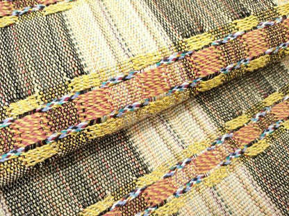 平和屋着物●太鼓柄袋帯　横段文　金糸　正絹　逸品　DABD0553op
