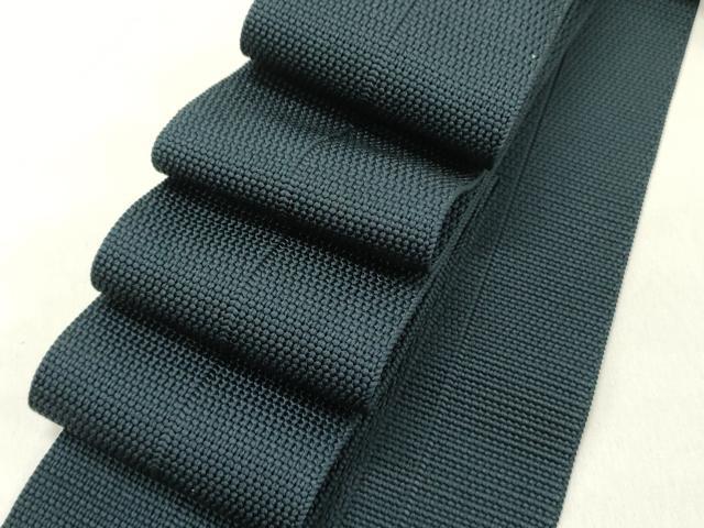 平和屋着物●男性　本場筑前博多織　角帯　百入茶色　共箱付き　正絹　逸品　DABD0578op