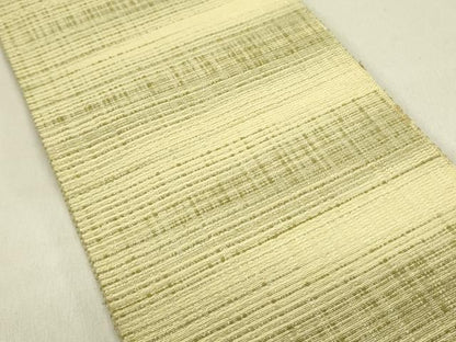 平和屋着物●半幅帯　紬地　霞文　正絹　逸品　DABD0597op