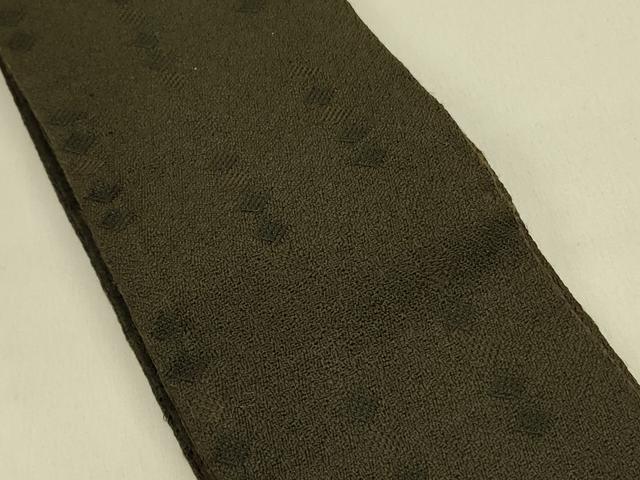 平和屋着物●男性　両面　角帯　抽象文様　正絹　逸品　DABD0609op
