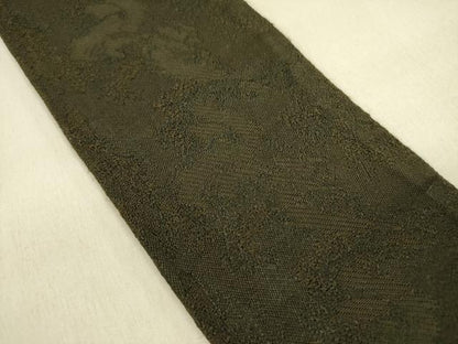 平和屋着物●男性　両面　角帯　抽象文様　正絹　逸品　DABD0609op