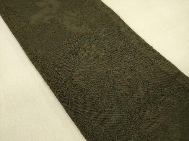 平和屋着物●男性　両面　角帯　抽象文様　正絹　逸品　DABD0609op