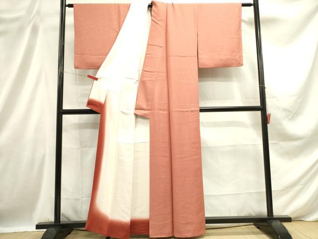 平和屋着物■江戸小紋 伝統工芸師 服部光擴 伊勢型錐彫 行儀 正絹 逸品 DABD0647op