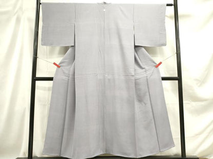 平和屋着物■上質な色無地 藤色 正絹 逸品 DABD0664op